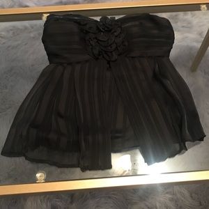 Black 2B Bebe top XS